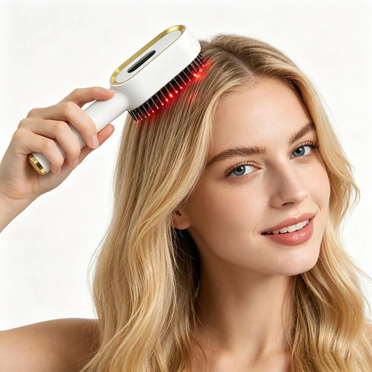 LED Laser Scalp Stimulating Brush
