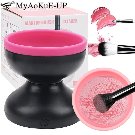 Automatic Makeup Brush Cleaner